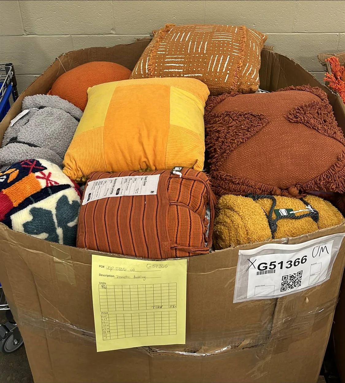 Assorted Bedding: 92% Off Original Retail picture